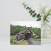 Pont couvert de Warren - Carte postale (Debout devant)