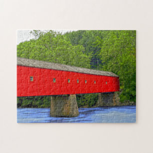 Pont couvert du Connecticut. Puzzle