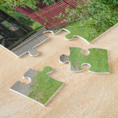 Pont couvert du Vermont. Jigsaw Puzzle (Côté)