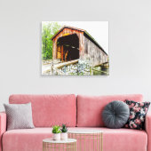 Pont couvert — Impression d'art en toile (Insitu(Salon))