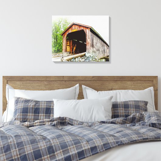 Pont couvert — Impression de toile (Insitu(Chambre))