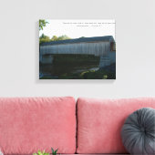 Pont couvert sur toile (Insitu(Salon))