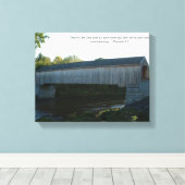 Pont couvert sur toile (Insitu (Plancher de Bois))