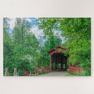 Pont couvert Vermont Jigsaw Puzzle