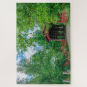 Pont couvert Vermont Jigsaw Puzzle (Vertical)
