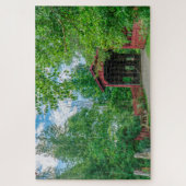 Pont couvert Vermont Jigsaw Puzzle (Vertical)