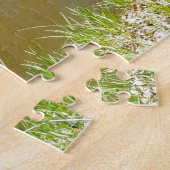 Pont créatif de rivière vert photo puzzle (Côté)