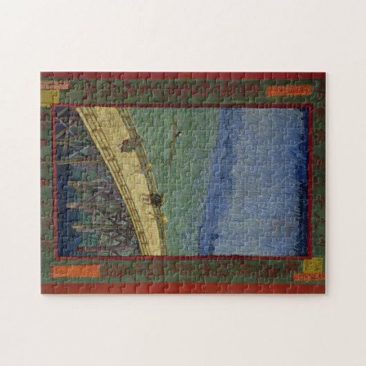 Pont dans le puzzle de pluie (Horizontal)