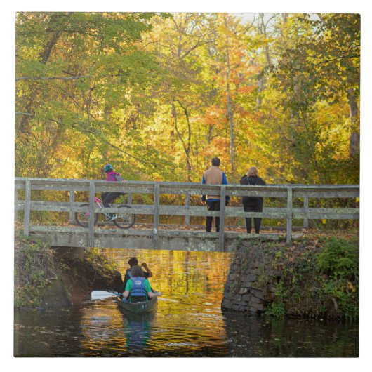 Pont d'automne Carreaux de céramique (Devant)