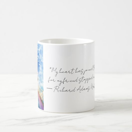 Pont de beaucoup de couleurs Mug (Centre)