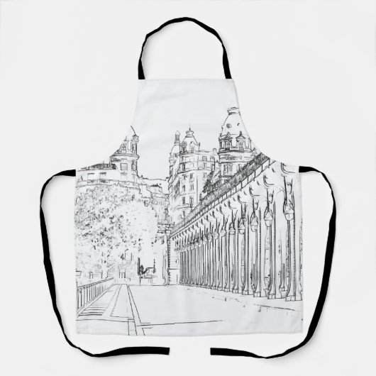 Pont de Bir-Hakeim - Parijs, Frankrijk Schort (Voorkant)