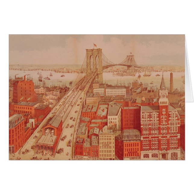 Pont de Brooklyn, c.1883 (Devant horizontal)