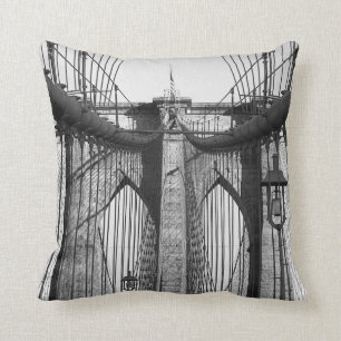 Pont de Brooklyn, coussin de lancer de thème de