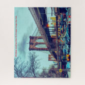 Pont de Brooklyn New York. Puzzle (Vertical)