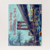 Pont de Brooklyn New York. Puzzle (Vertical)