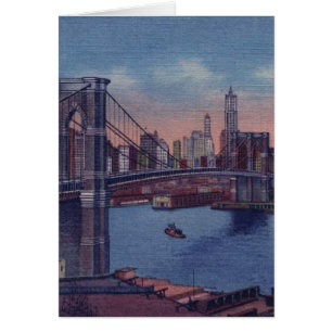 Pont de Brooklyn vintage