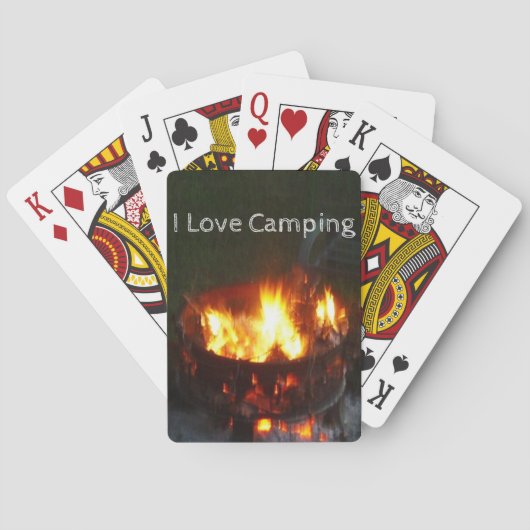 Pont De Camping De Cartes De Jeu (dos)