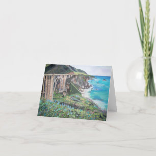 Pont de crique de Bixby - carte de voeux