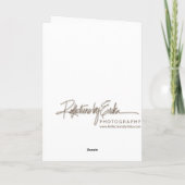 Pont de fleurs - carte pour notes de marais (Dos)