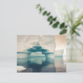 Pont de glace, carte postale (Debout devant)