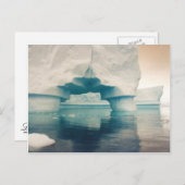 Pont de glace, carte postale (Devant / Derrière)