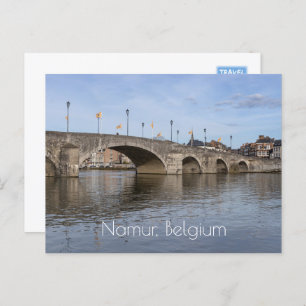 Pont de Jambes, Namen, België Briefkaart