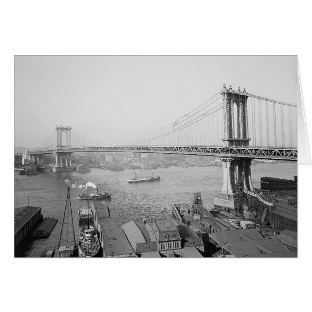 Pont de Manhattan, 1909 (Devant horizontal)