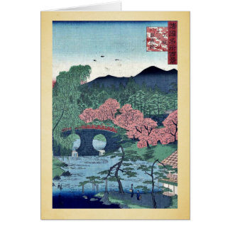 Pont de Megane à l'otani par Utagawa, Hiroshige