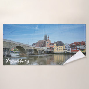 Pont de pierre à Ratisbonne, Allemagne