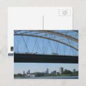 Pont de Rotterdam sur la rivière Meuse Photo Carte (Devant / Derrière)