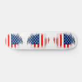 PONT DE SKATEBOARD FLAG USA (Horz)