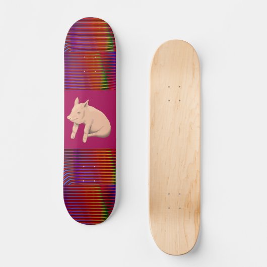PONT DE SKATEBOARD LOVER PIG (Recto)