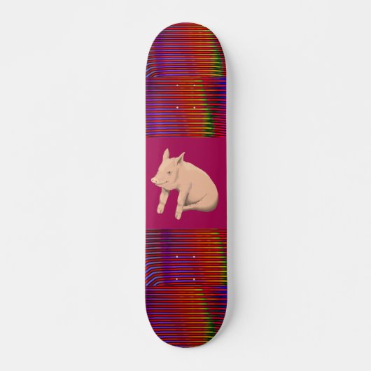 PONT DE SKATEBOARD LOVER PIG (Devant)