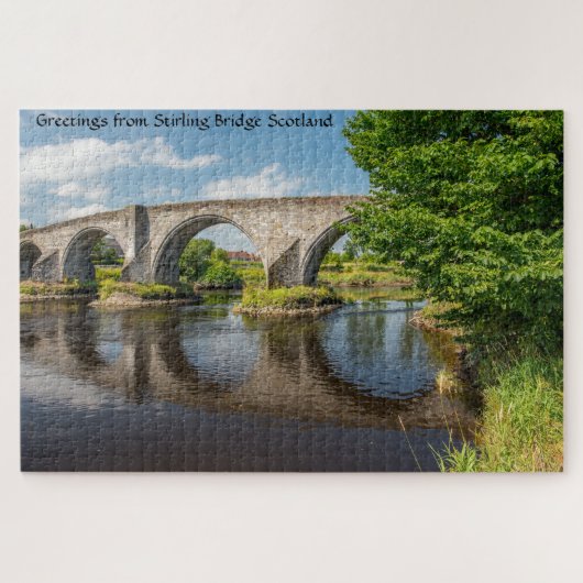 Pont de Stirling Écosse. Puzzle (Horizontal)