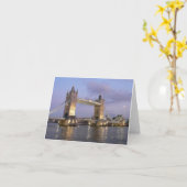Pont de tour de carte pour notes de Londres (Fleur jaune)