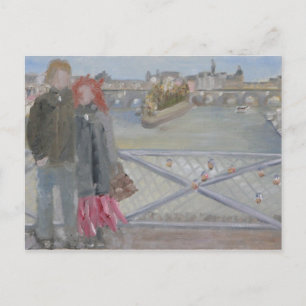Pont des Arts: Parijs Briefkaart