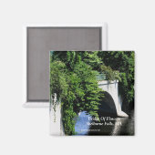 Pont Des Fleurs Shelburne Falls MA Magnet (Recto/Verso)
