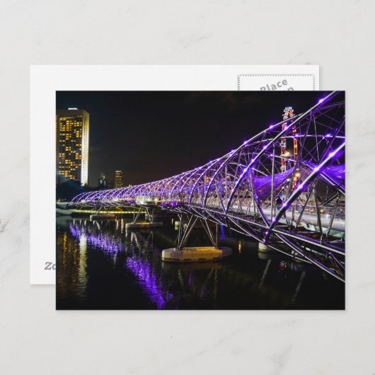 Pont d'hélice, Singapour - carte postale (Devant / Derrière)