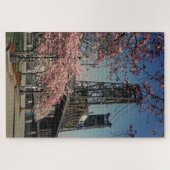 Pont du centre-ville Portland | Puzzle Cherry Blos (Horizontal)