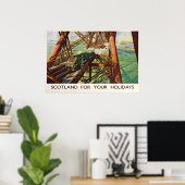 Pont du Forth, Écosse pour les vacances Affiche (Bureau à domicile)