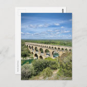 Pont du Gard, Frankrijk Briefkaart (Voorkant / Achterkant)