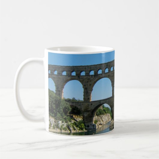 Pont du Gard, Frankrijk - Klassieke Mok (Links)