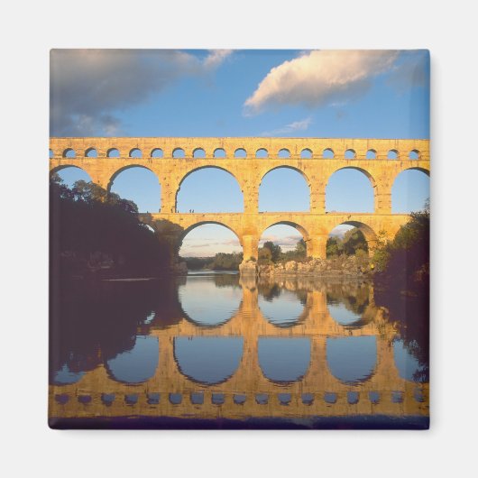Pont du Gard, Gardon River, Gard, Languedoc, Magneet (Voorkant)