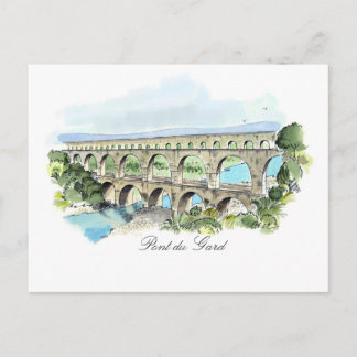 Pont Du Gard-kaart Briefkaart