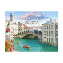 Pont du Rialto à Venise | Carte postale Venezia, I