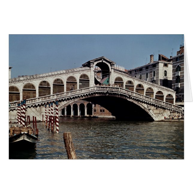 Pont du Rialto, commencé en 1588 (Devant horizontal)