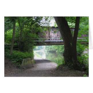 Pont ferroviaire au-dessus du vieux canal Champlai