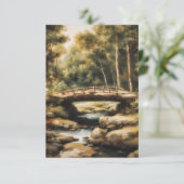 Pont forestier - 4 cartes (Debout devant)