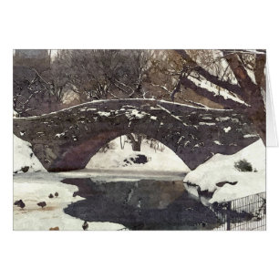 PONT GAPSTOW EN CARTE POUR NOTES HIVER