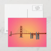 Pont Golden Gate : modèle 3D : Carte postale (Devant / Derrière)